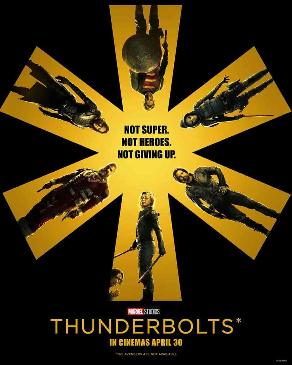 Thunderbolts*, il nuovo poster svela il significato dell'asterisco nel titolo