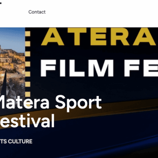 Matera Sport Film Festival Locandina