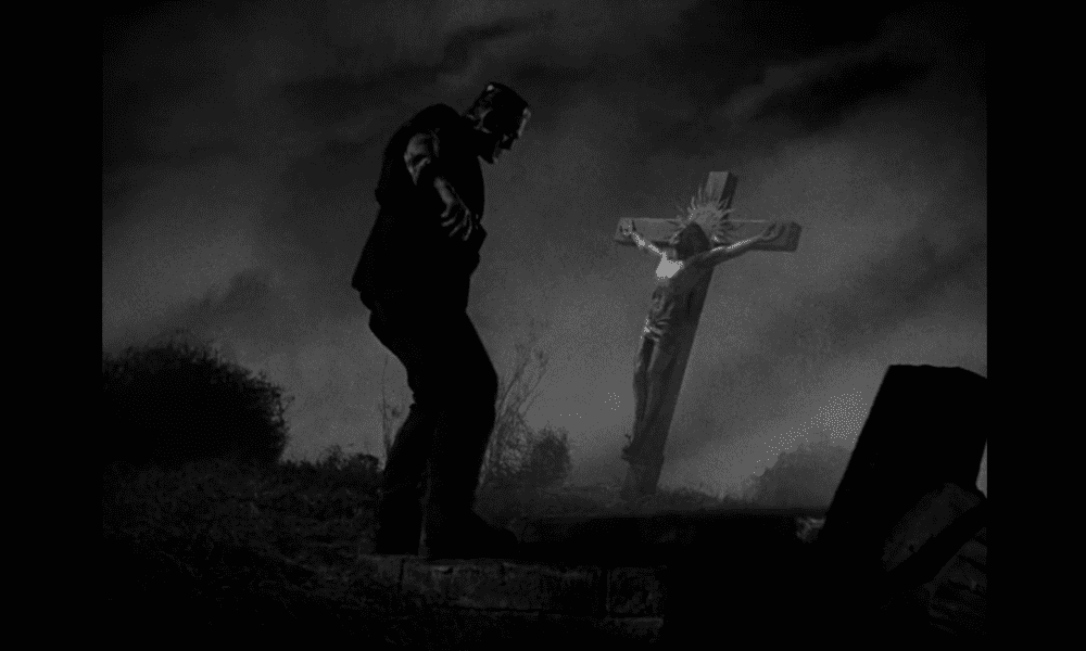 La moglie di Frankenstein, la Creatura come Gesù Cristo